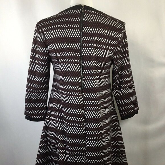 Swing dress~Loose Fit~Stretch Knit~Pockets~Chevron - Picture 6 of 10